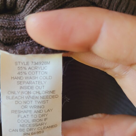 LESLIE FAY Knitted Turtleneck Long Sleeve - Picture 4 of 4